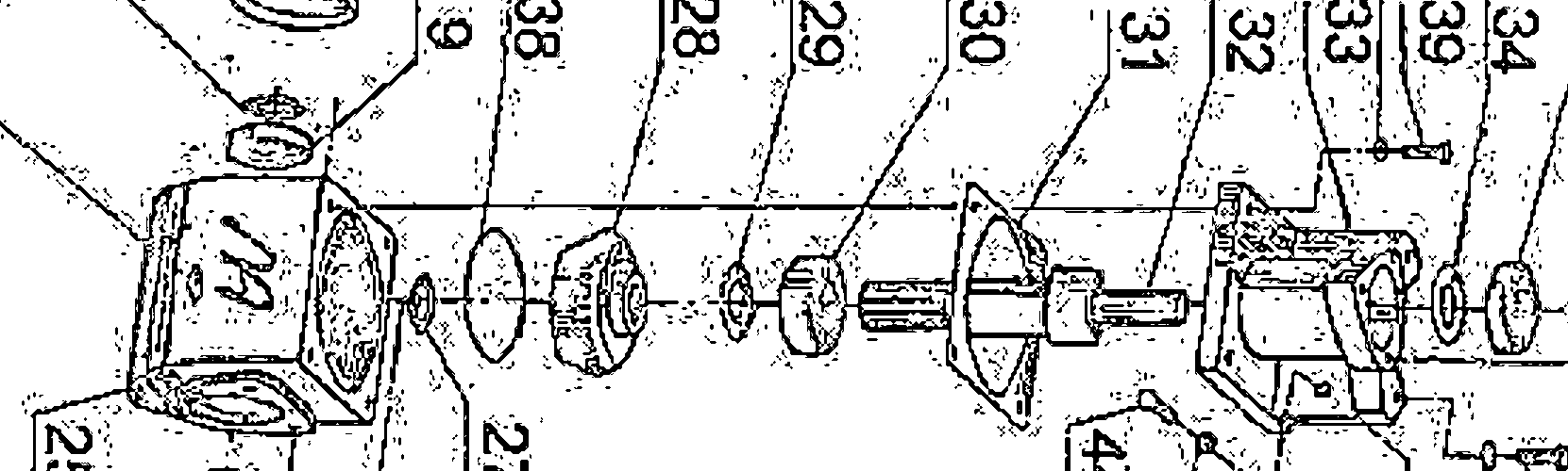Przekładnia stożkowa (Kegelradgetriebe) (Kegelradgetriebe) — rysunek złożeniowy